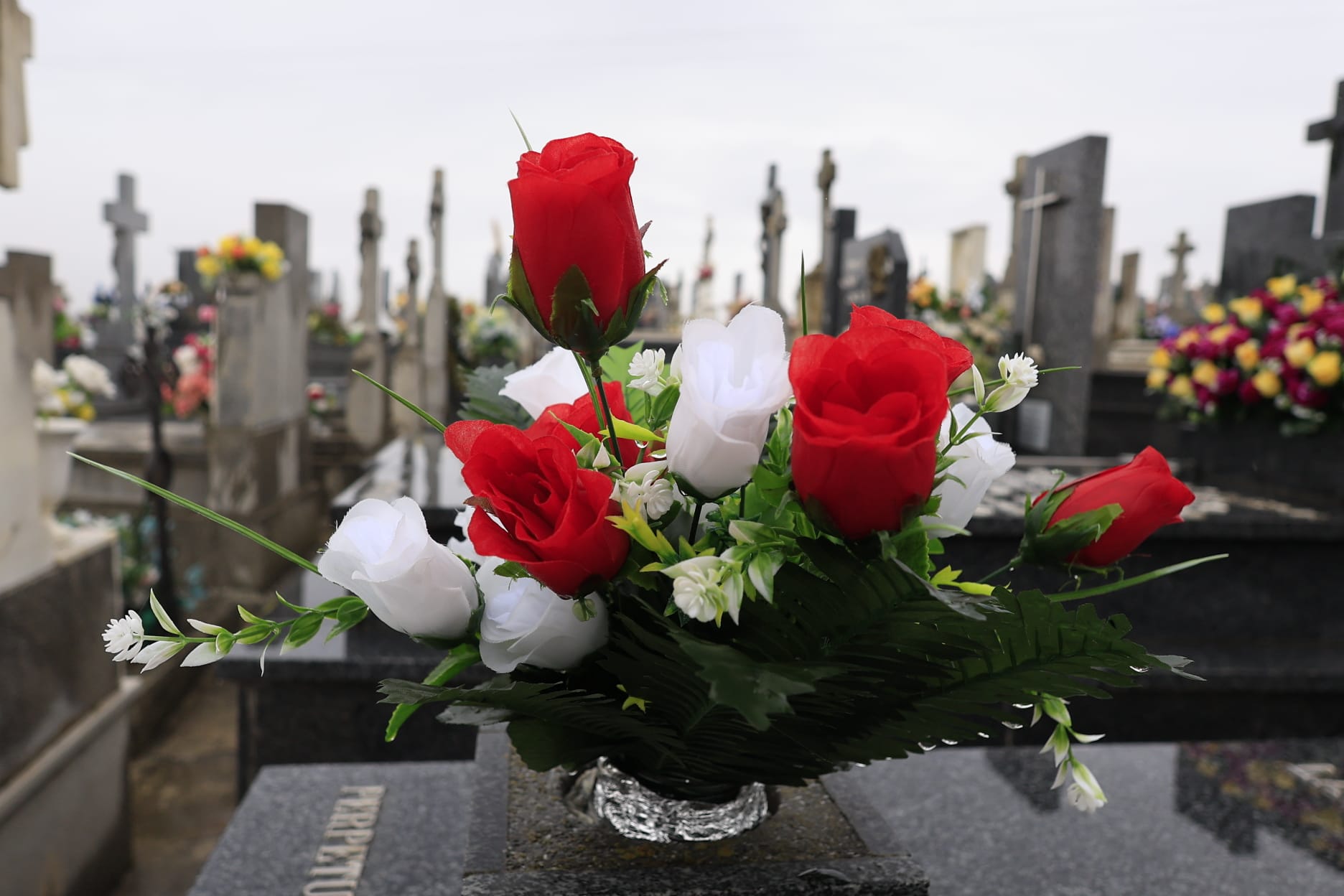 El día de Todos los Santos se celebra bajo el paraguas en Salamanca