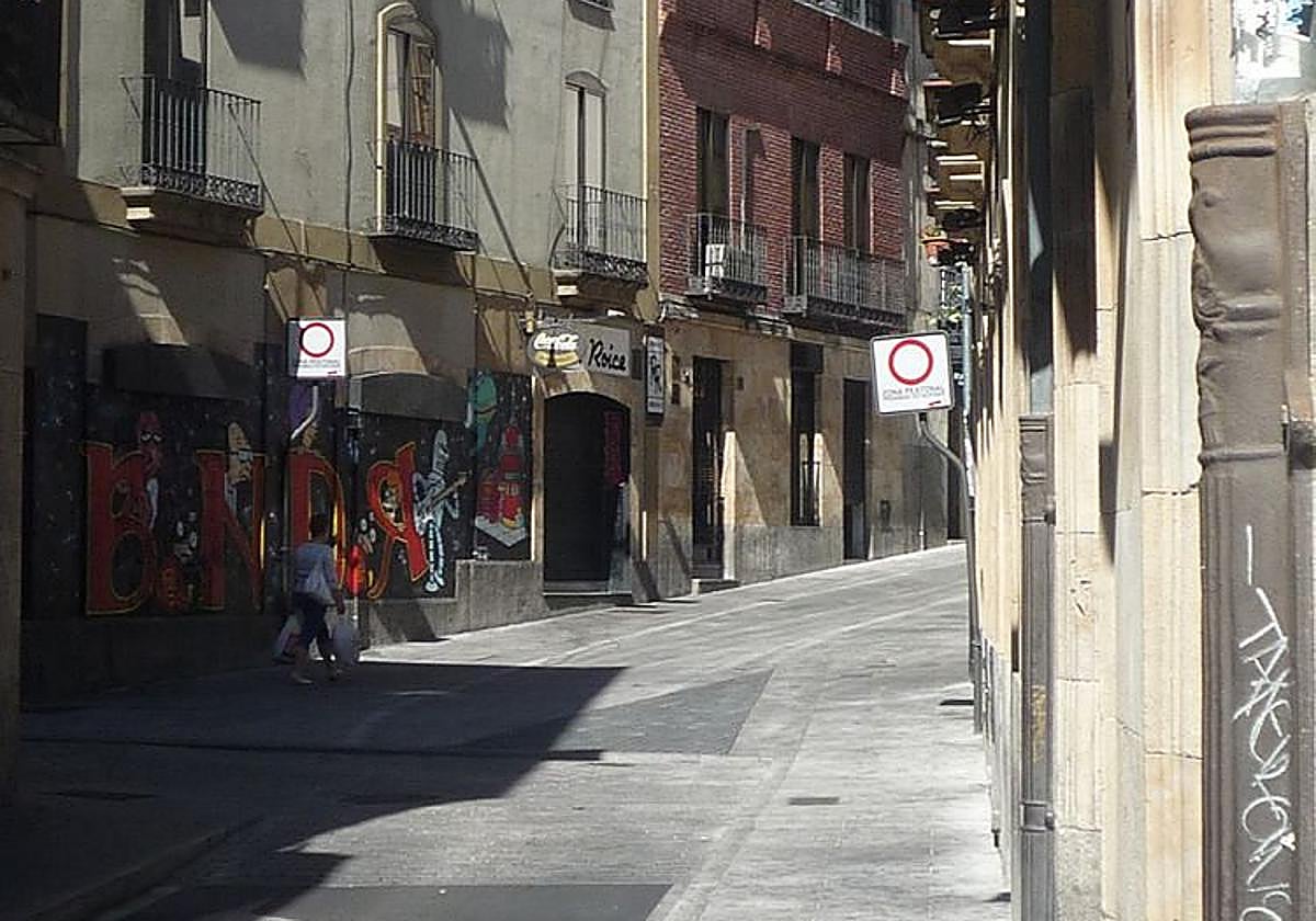 Zona de bares en la calle Varillas.