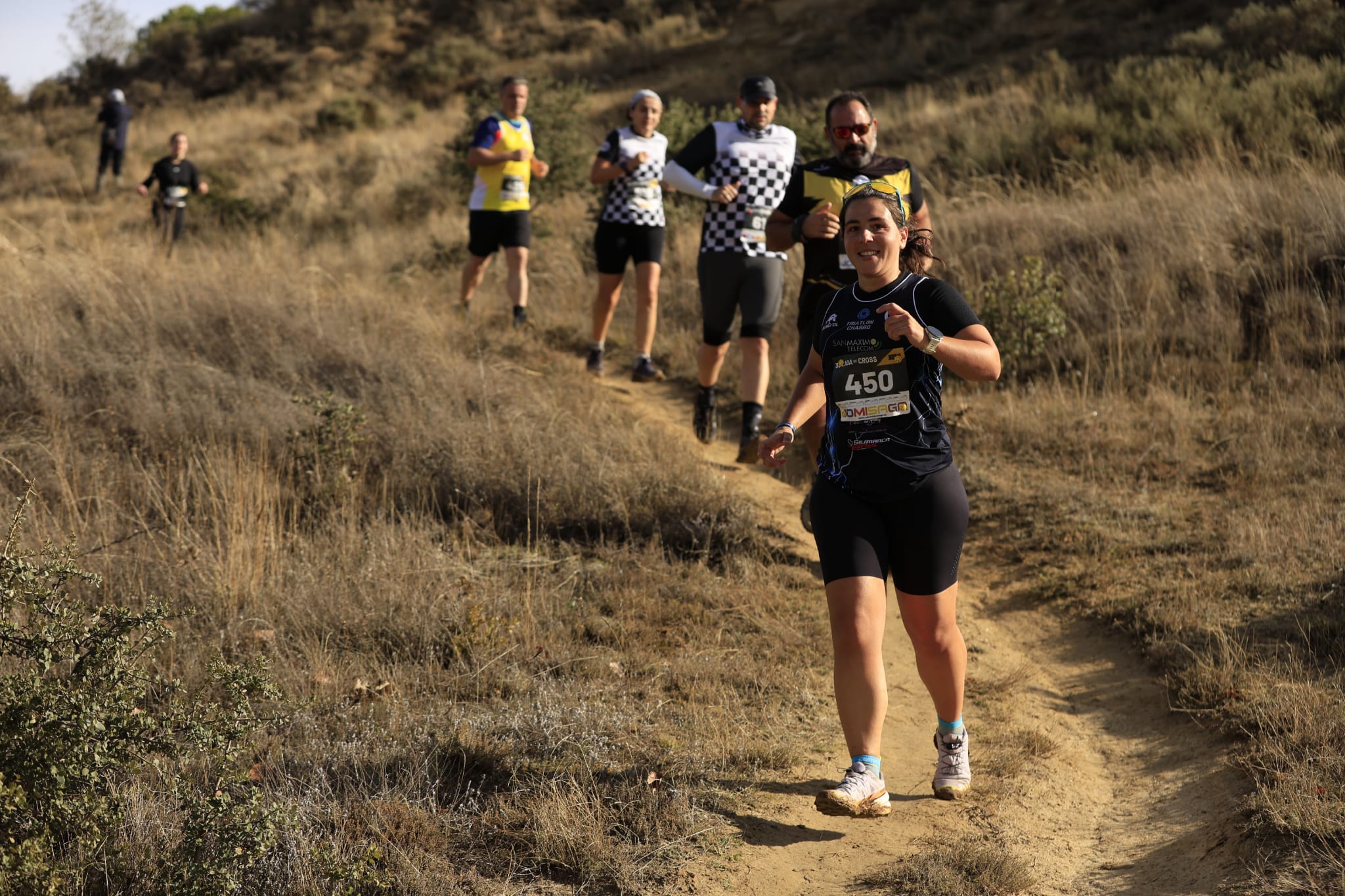 Isaac Hernández y Verónica Sánchez, vencedores de la primera jornada de la Liga de Cross Cabrerizos