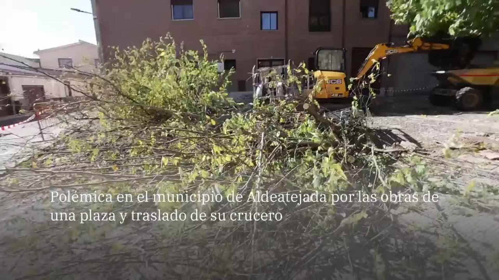 Los vecinos tratan de impedir el traslado de una cruz de 300 años