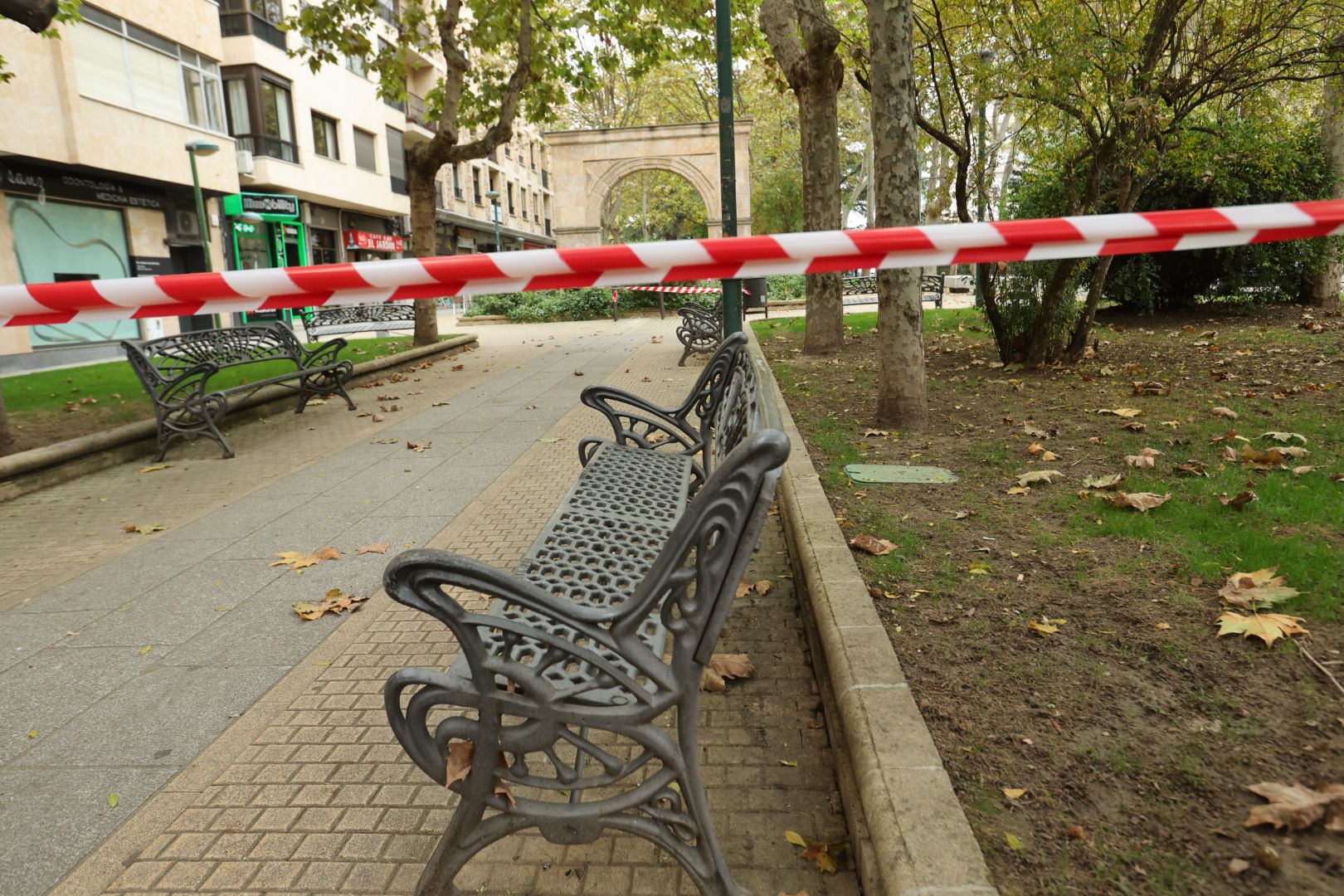 Parque en el paseo de Carmelitas