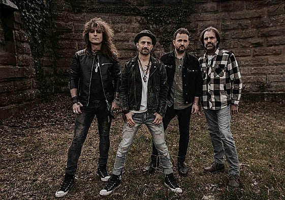 Componentes del grupo La Fuga.