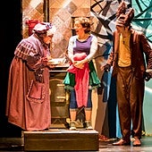 Una imagen de la obra Caperucita.