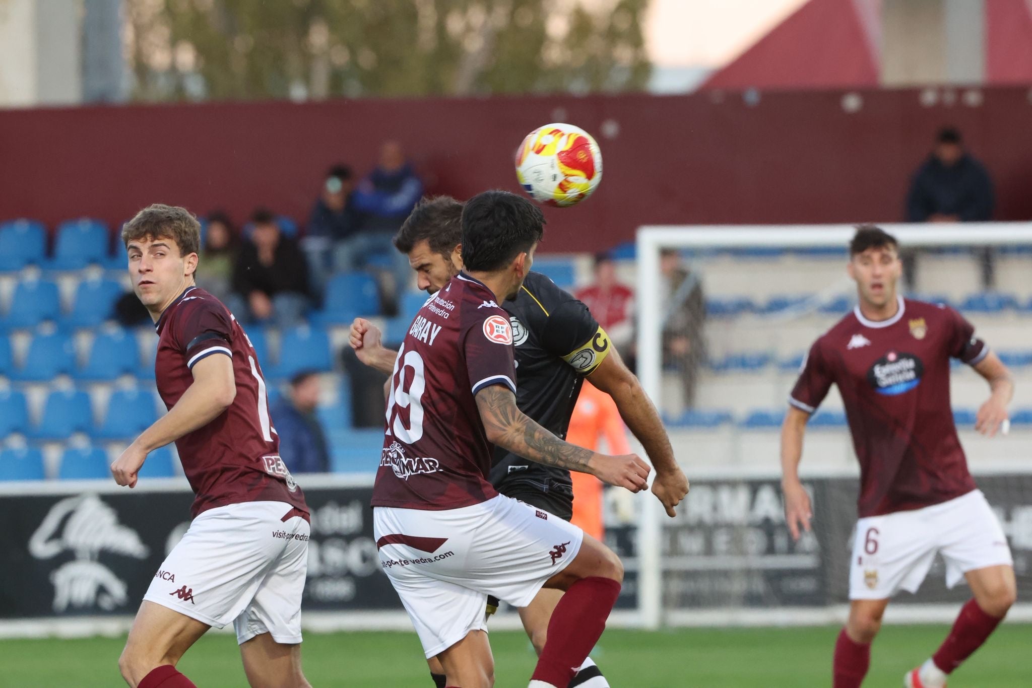 El partido entre Unionistas y Pontevedra, en imágenes