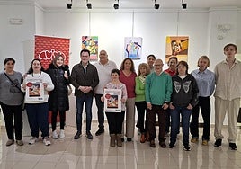 El Espacio Joven acoge durante el mes de noviembre la exposición de las obras creadas por los usuarios del taller de artes plásticas y visuales de la Fundación Aviva.