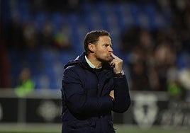 Mario Simón, entrenador de Unionistas de Salamanca