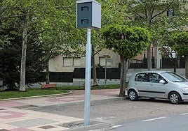 Una de las cajas de radar instaladas en Carbajosa de la Sagrada.