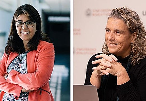 Las investigadoras, Maira Bes Rastrollo de Universidad de Navarra; y Renata Bertazzi, de la Universidad de São Paulo (Brasil) y de la Universidad de Salamanca.