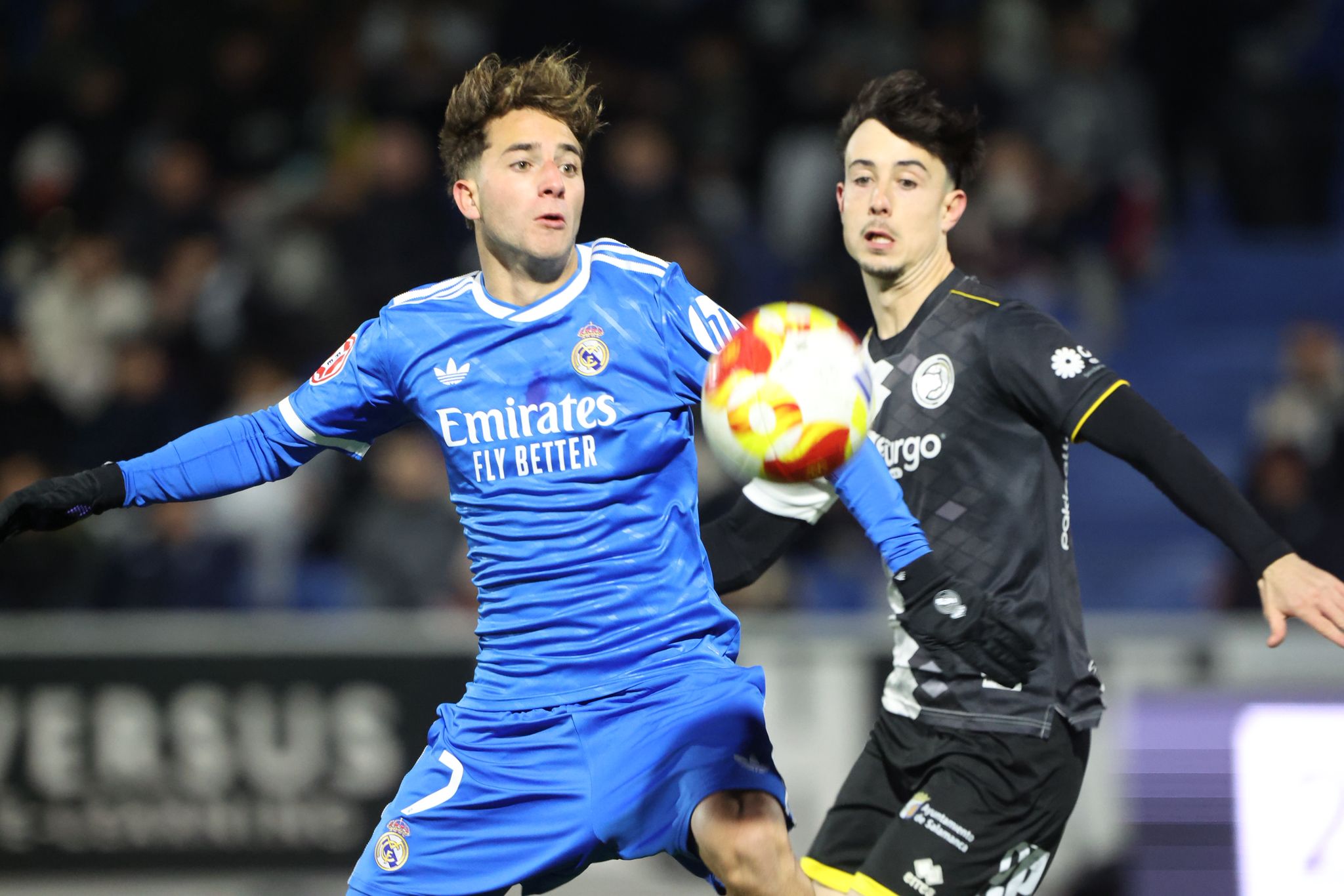 El partido entre Unionistas y el Real Madrid Castilla, en imágenes