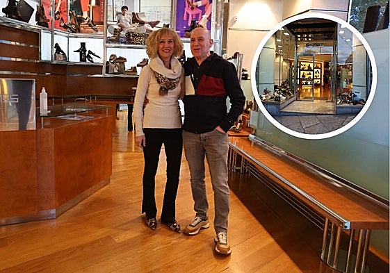 Julio del Arco, encargado jefe de la zapatería Silmos.