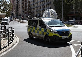 Imagen de archivo de la Policía Local en la glorieta Gran Capitán.