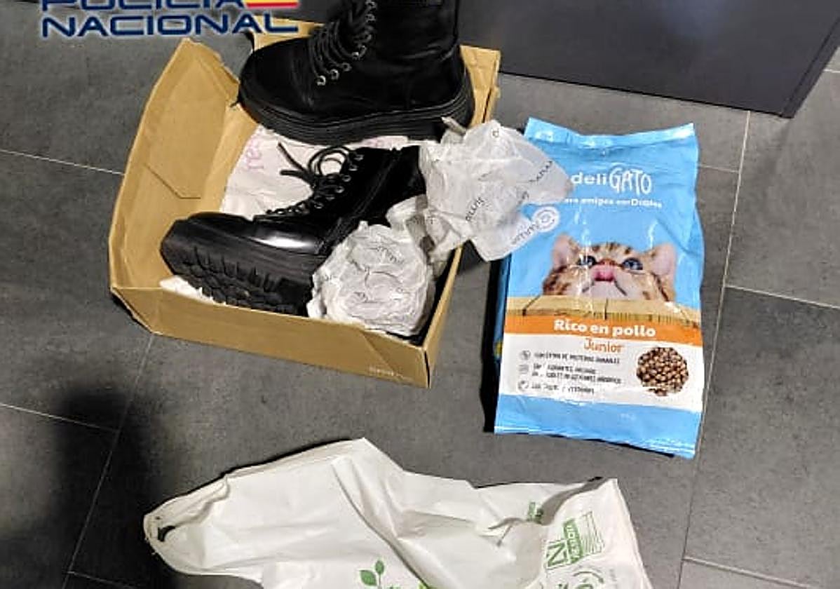 Los objetos sustraídos