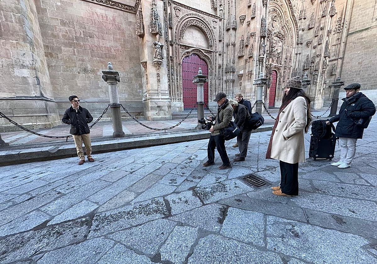 Grabación del programa en la Catedral