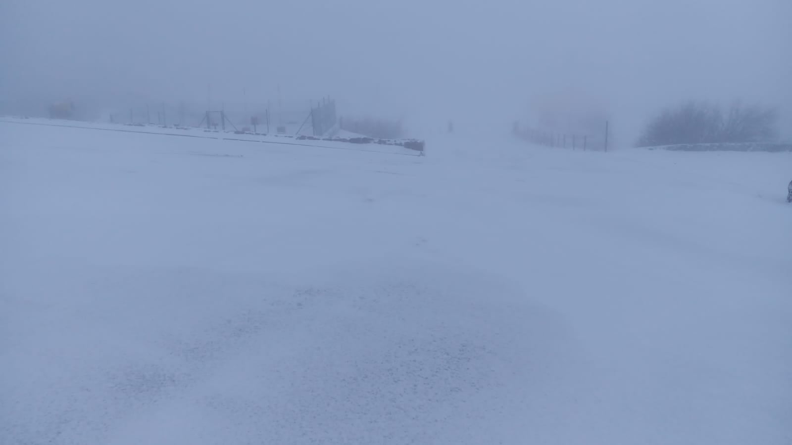 Nieve en La Covatilla de esta jornada de martes.