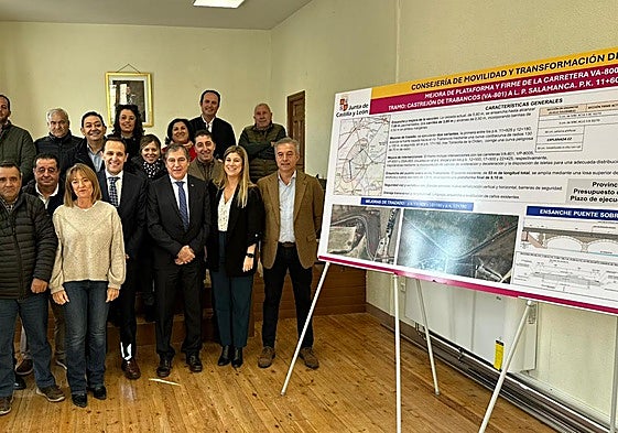 La carretera que se transformará para facilitar la movilidad de servicios entre Valladolid y Salamanca