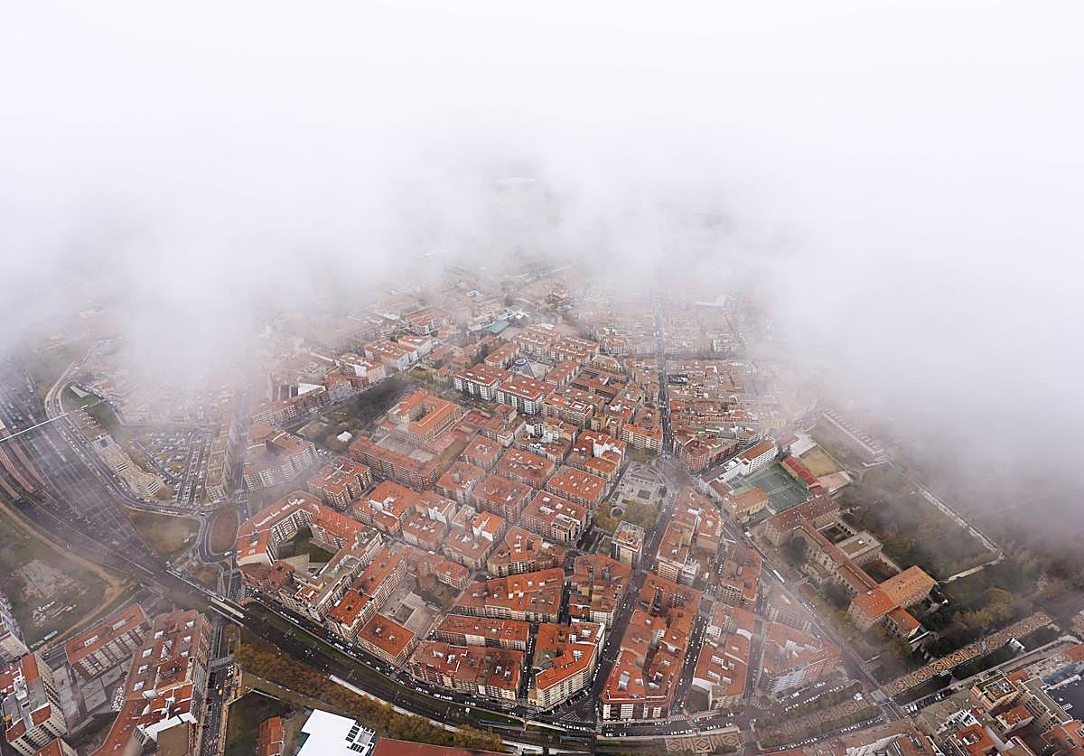 Vista desde arriba de Salamanca.