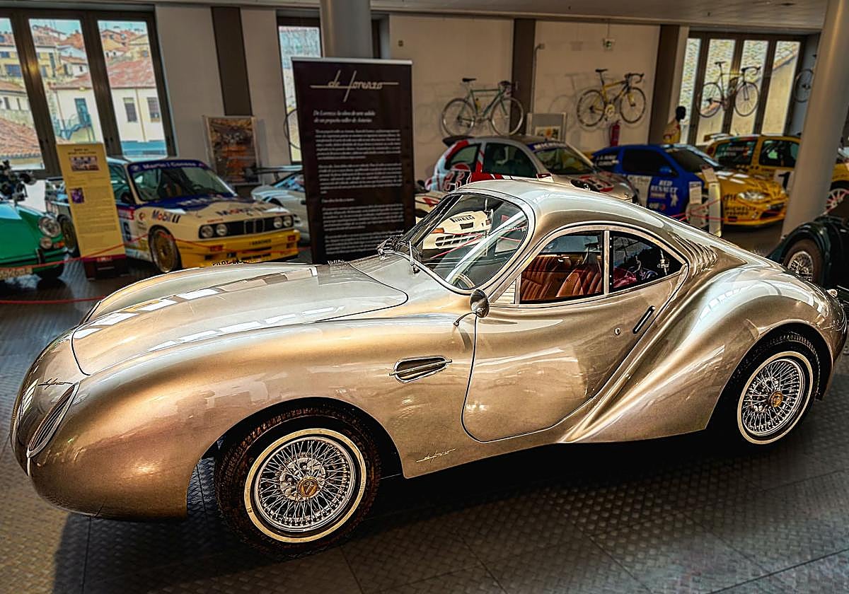 El De Lorenzo, ya expuesto en el Museo de Historia de la Automoción de Salamanca.