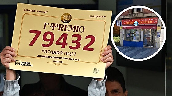 El quiosquero de Salamanca que se trae El Gordo de La Bañeza: «Ahora podré descansar los domingos»