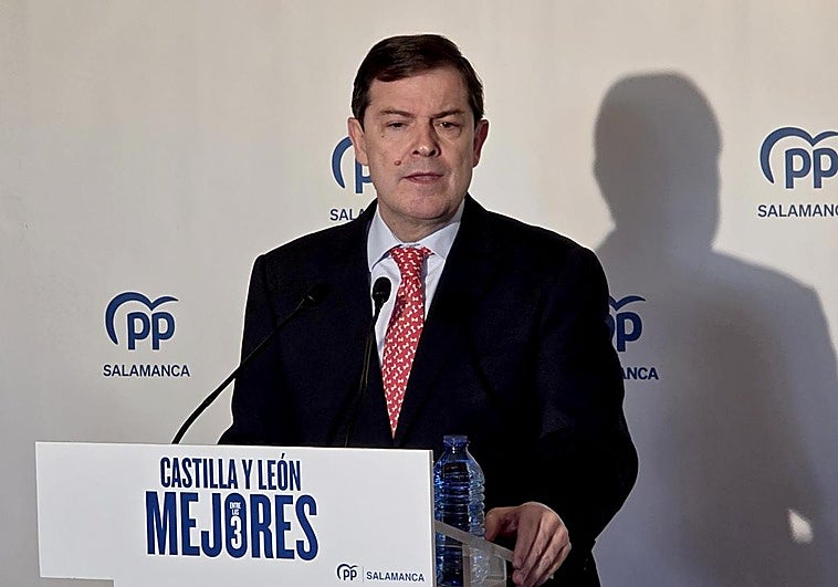 Mañueco no garantiza a Suárez-Quiñones un sitio en las listas del PP: «Lo importante es el proyecto»