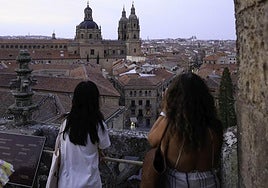 Turistas en Ieronimus el pasado mes de agosto.