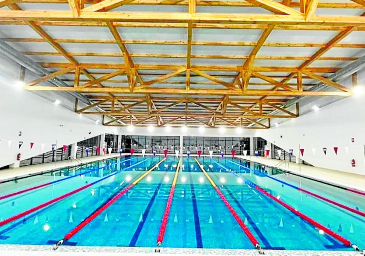 Die neue Schwimmhalle ist in Betrieb.