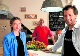 Das Team von Las Gitanillas (o.); Thunfischtartar (r.).