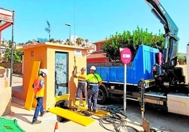 Arbeiten in Rincón de la Victoria.