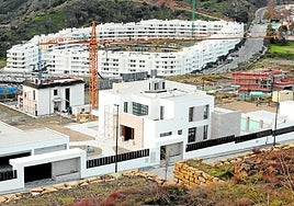 Neubausiedlung in Málaga.