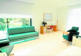 Patientenzimmer im HC Marbella.