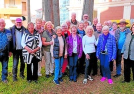 Die freudige Chorgruppe nach einer der Proben.