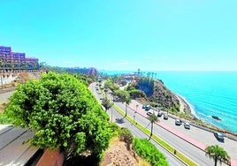 Avenida del Sol auf Höhe von Benalmádena.