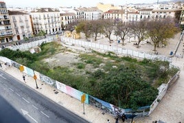 Ansicht des Geländes an der Plaza de la Merced