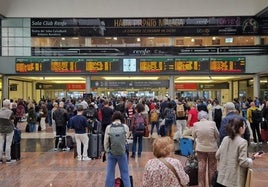 Die Situation heute Morgen in Málaga.