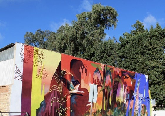 Werk von Raquel Coba, einer der am Festival teilnehmenden Künstlerinnen.