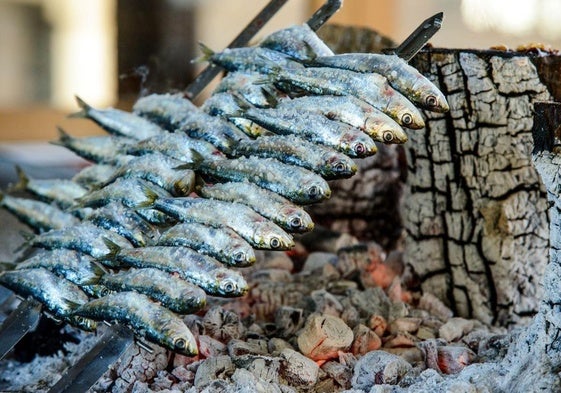 Gegrillte Sardinenspieße sind eine kulinarische Spezialität der Provinz Málaga