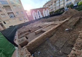 Jüngere Baustrukturen waren die einzige Entdeckung der Ausgrabung.
