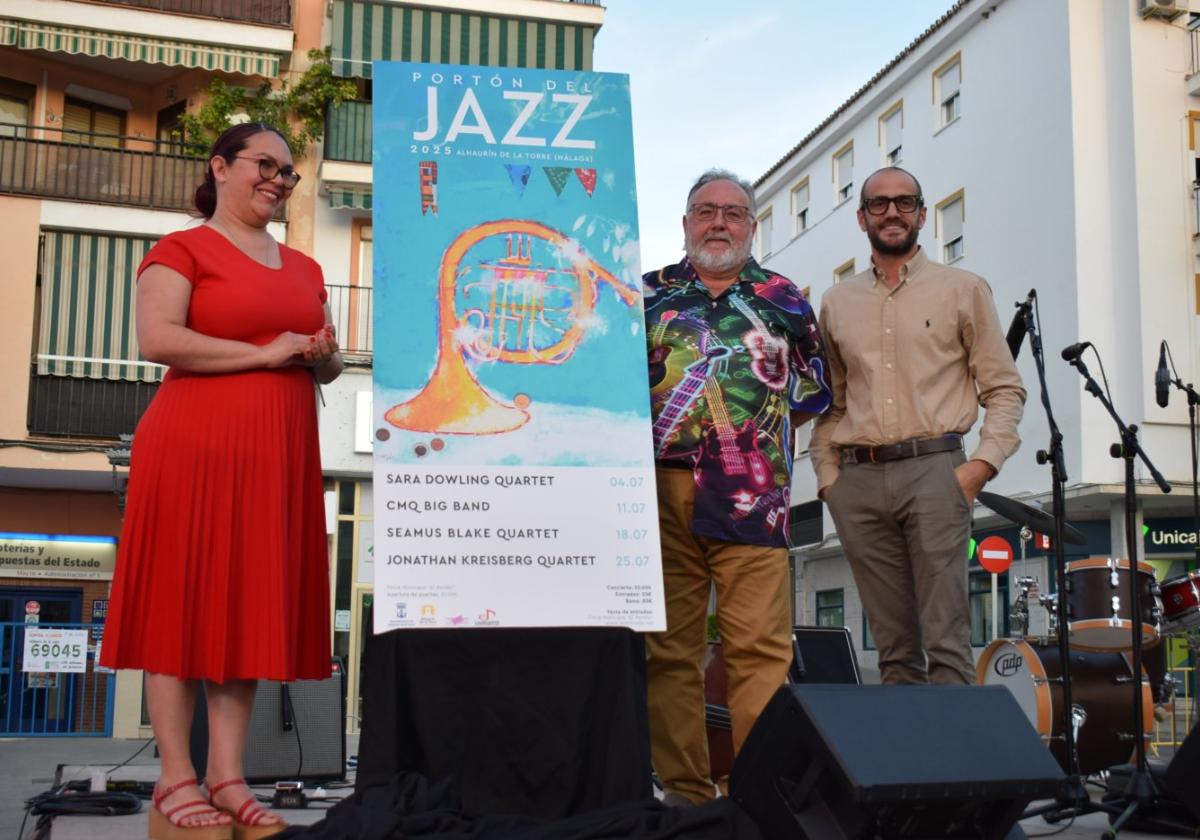 Sara Dowling, Seamus Blake y Jonathan Kreisberg beim Festival Portón de Jazz