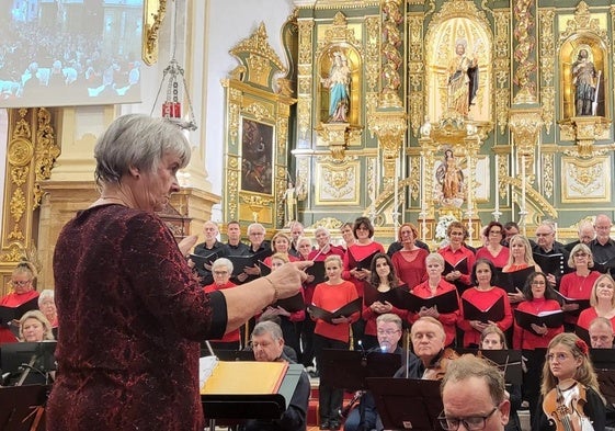 Das Ensemble bei einem Konzert.