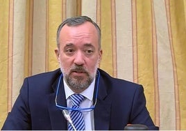 Francisco Martínez bei einer parlamentarischen Anhörung.