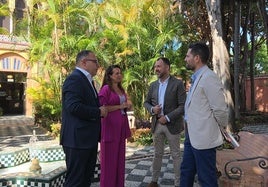 David Rodríguez bei seinem Besuch in Almuñécar.
