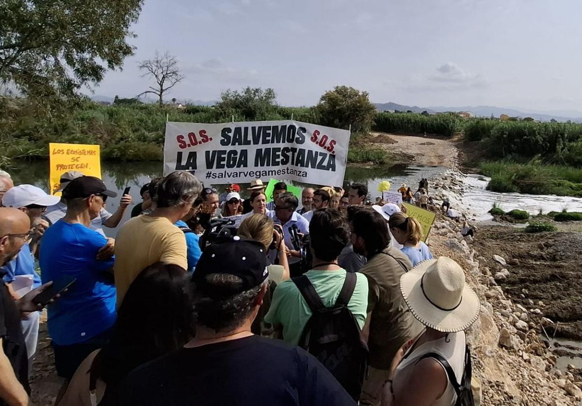 Bürger protestieren gegen Kläranlage zwischen Obstplantagen in Alhaurín de la Torre