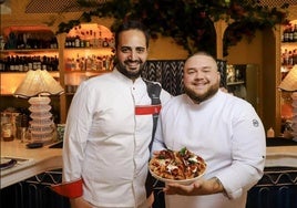 Ciro und Simone vom Baldoria mit der besten Pizza Spaniens.