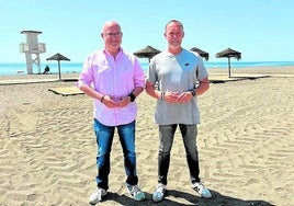 Jesús Carlos Pérez Atencia (l.) und David Vilches bei der Präsentation.