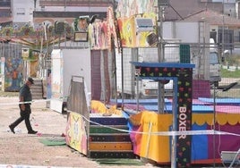 Der Jahrmarkt von Alquerías nach dem Vorfall.