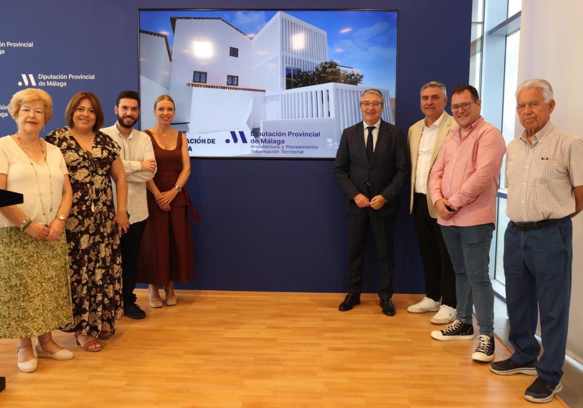Vorstellung des Projekts am Sitz der Provinzregierung.