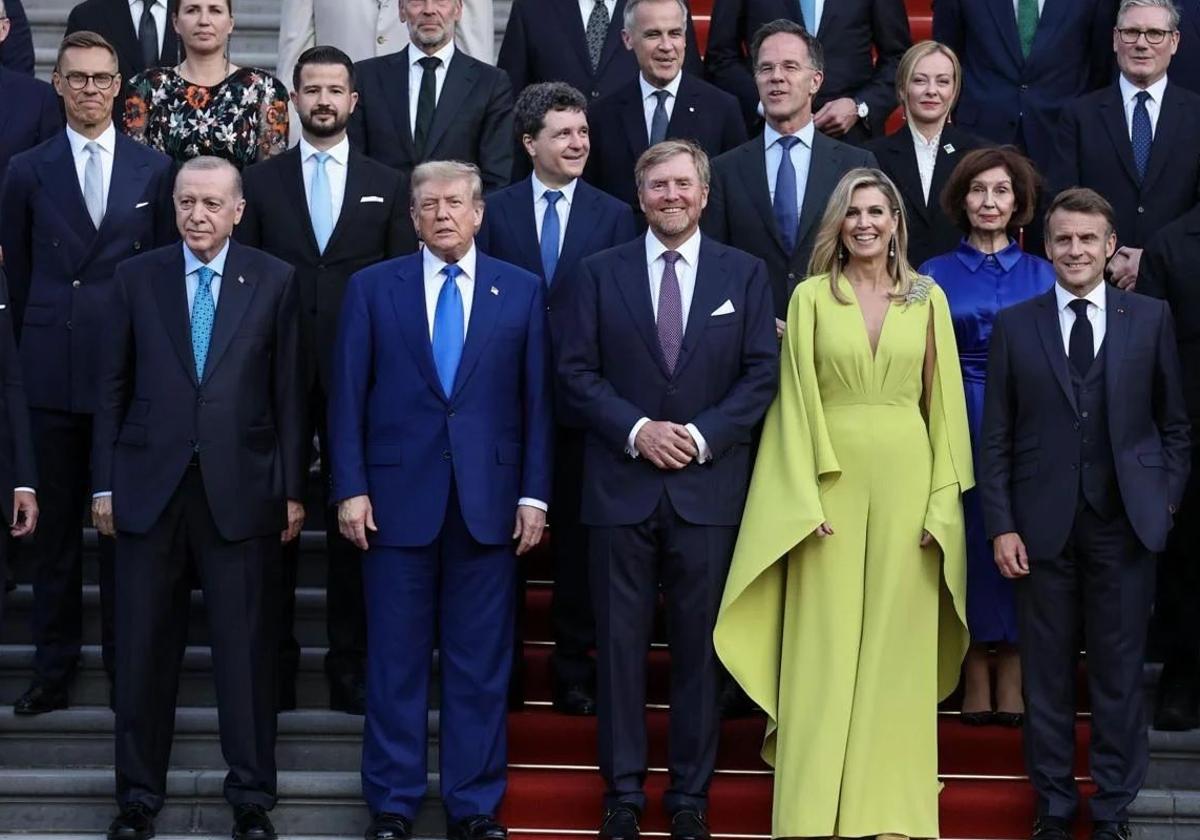 Die Regierungschefs der Bündnispartner am Dienstag in Den Haag.