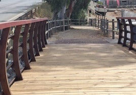 Die Brücke nach der Instandsetzung.