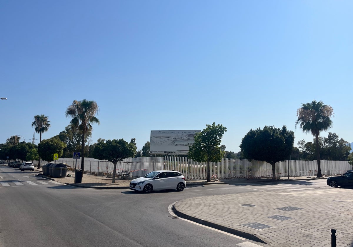Das Grundstück, auf dem das Leichtathletikstadion gebaut werden soll, befindet sich in Nueva Andalucía.