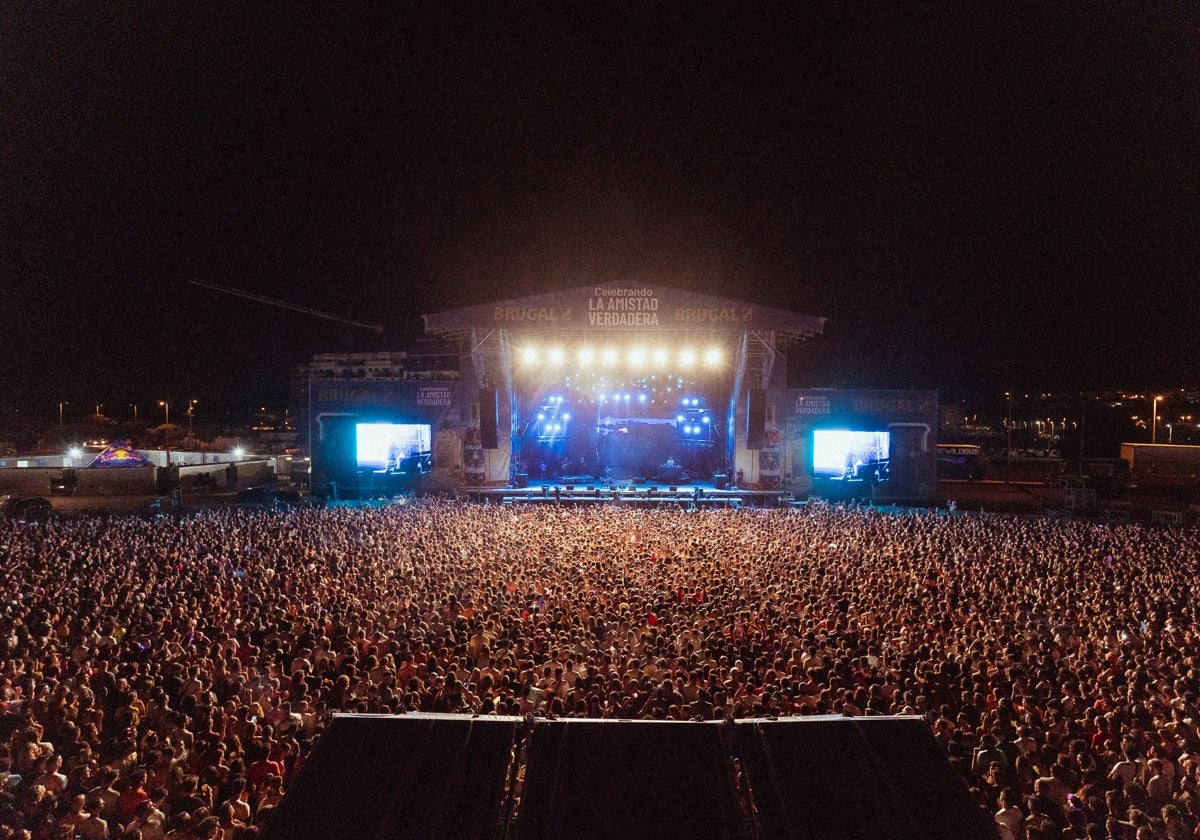 Ein früheres Weekend Beach Festival.