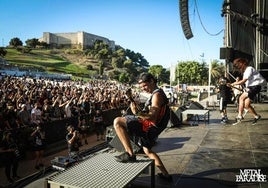 Die katalanische Band Crisix, auf dem Festival Metal Paradise im Jahr 2021
